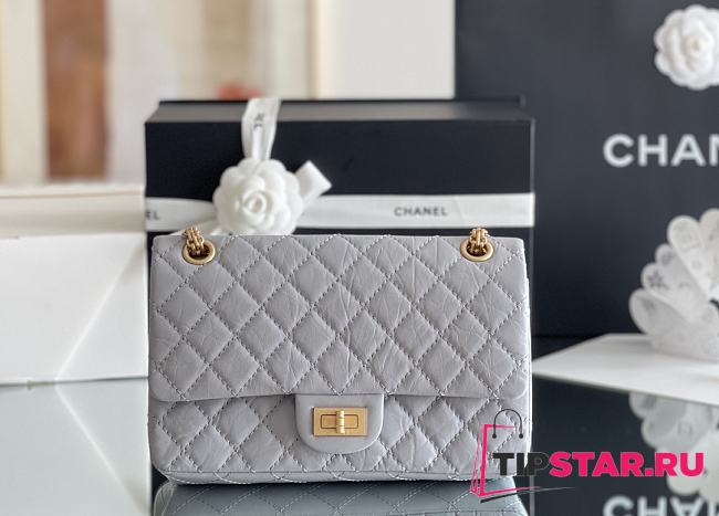 Chanel 2.25 Miss CoCo's Bag In Gold Hardware Gray - 1