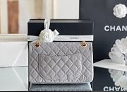Chanel 2.25 Miss CoCo's Bag In Gold Hardware Gray - 4