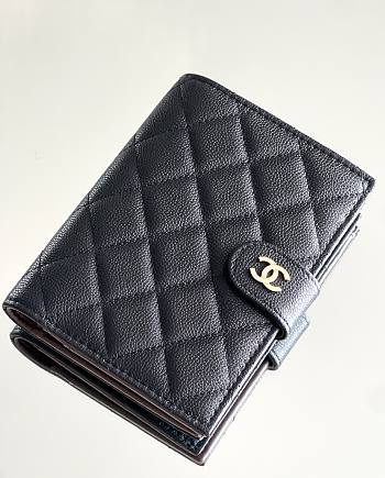 Chanel Passport Holder In Black
