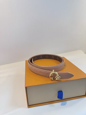Louis Vuitton reversible LV Flowergram belt 02