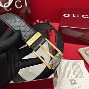 Gucci Classic Pin Buckle Belt In Black 3.5 cm - 5