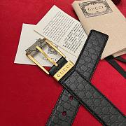 Gucci Classic Pin Buckle Belt In Black 3.5 cm - 3
