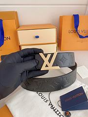 Louis Vuitton modern Taurillon leather in black 4 cm - 1