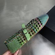 Alaia color-blocked woven shoes 06 - 3