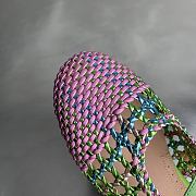 Alaia color-blocked woven shoes 05 - 2
