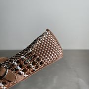 Alaia color-blocked woven shoes 04 - 4
