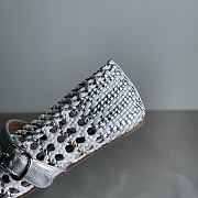 Alaia color-blocked woven shoes 03 - 4