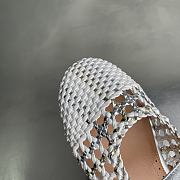 Alaia color-blocked woven shoes 03 - 5
