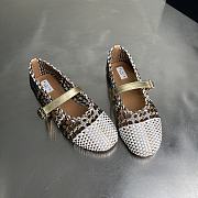 Alaia color-blocked woven shoes 02 - 5