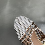 Alaia color-blocked woven shoes 02 - 3