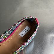 Alaia color-blocked woven shoes 01 - 6