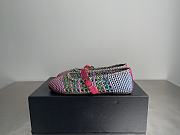 Alaia color-blocked woven shoes 01 - 4