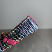 Alaia color-blocked woven shoes 01 - 5