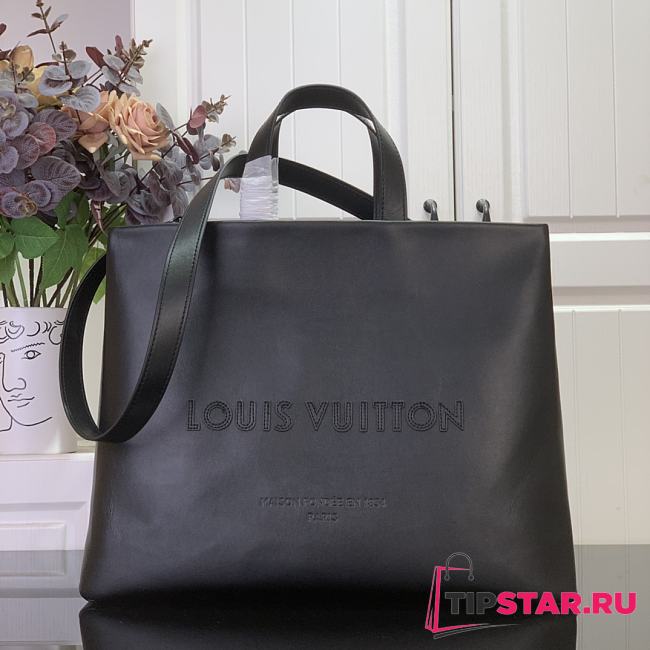 Louis Vuitton Shopper Tote MM Black - 1