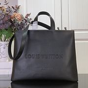 Louis Vuitton Shopper Tote MM Black - 1