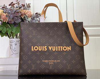 Louis Vuitton Shopper Tote MM Autres Cuirs Monogram
