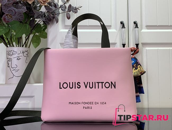 Louis Vuitton Mini Shopper Tote Cowhide leather Pink - 1