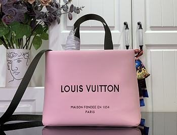 Louis Vuitton Mini Shopper Tote Cowhide leather Pink