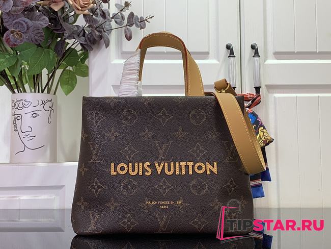 Louis Vuitton Mini Shopper Tote Cowhide leather Monogram - 1