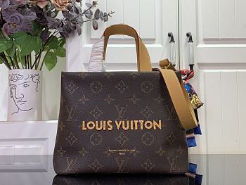 Louis Vuitton Mini Shopper Tote Cowhide leather Monogram