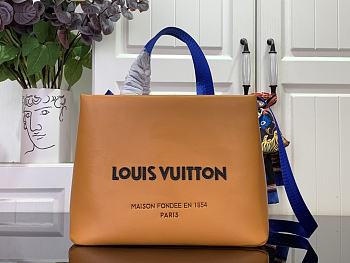 Louis Vuitton Mini Shopper Tote Cowhide leather Saffron M15237