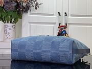 Louis Vuitton Vagabond Hobo Bag Denim Blue - 6
