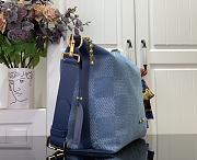Louis Vuitton Vagabond Hobo Bag Denim Blue - 5