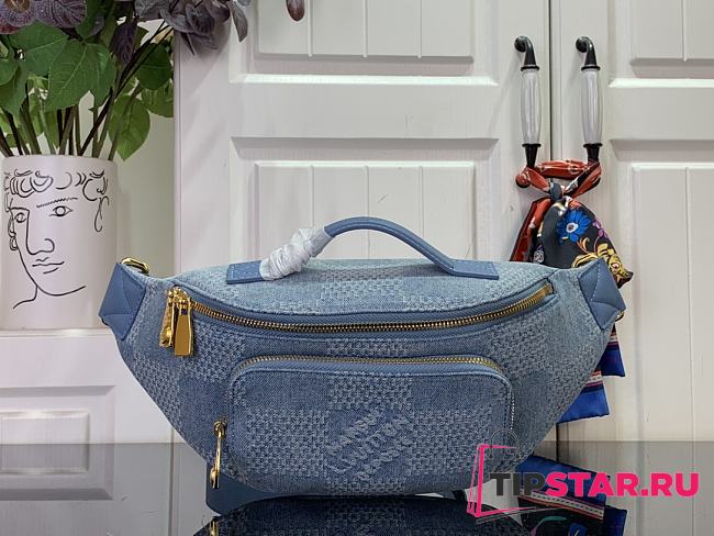 Louis Vuitton Rush Fanny Pack Denim Blue - 1