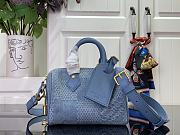 Louis Vuitton Speedy 18 Bandoulière Denim Blue - 1