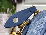 Louis Vuitton Speedy 18 Bandoulière Denim Blue - 4