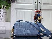 Louis Vuitton Speedy 18 Bandoulière Denim Blue - 2