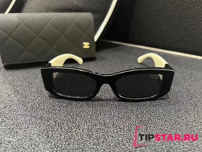 Chanel Sunglasses In Black 01 - 1