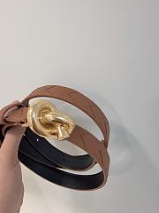 Bottega Veneta Knot belt features an intrecciato-woven 03 - 4