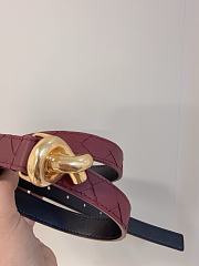 Bottega Veneta Knot belt features an intrecciato-woven 02 - 5