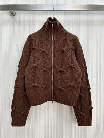 Chanel 3D hand-crocheted cashmere coat