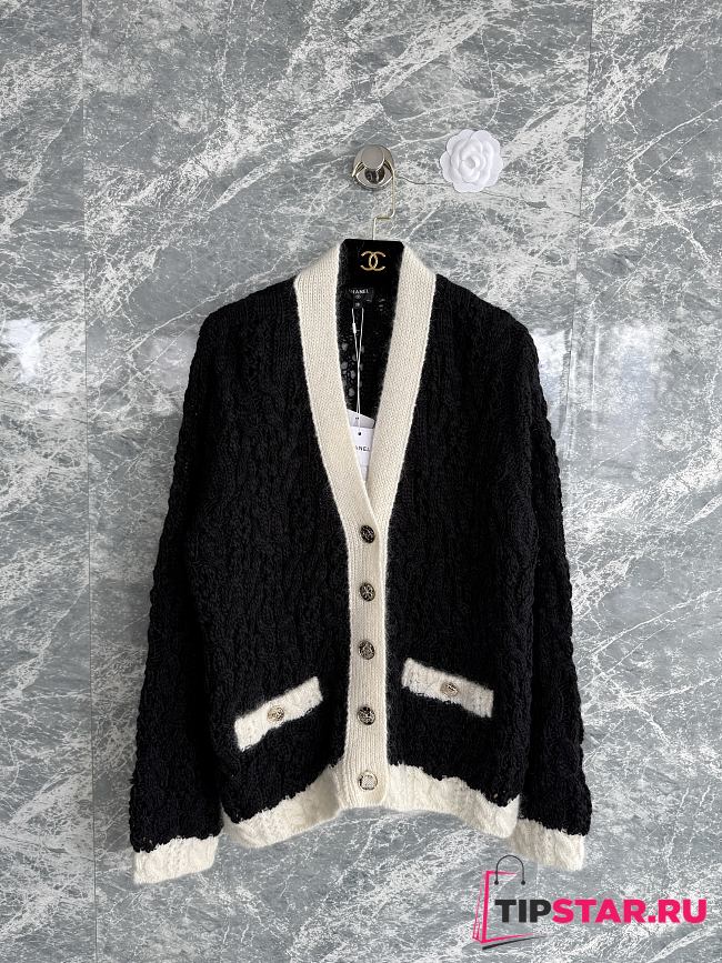 Chanel Cardigan Fabric In Black - 1