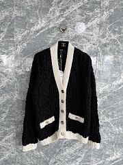 Chanel Cardigan Fabric In Black - 1