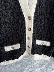 Chanel Cardigan Fabric In Black - 5
