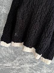 Chanel Cardigan Fabric In Black - 3