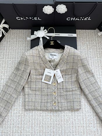 Chanel Women Tweed Coat