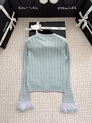 Chanel cardigan in blue - 5