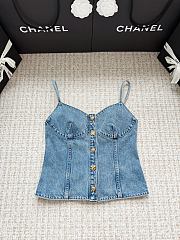 Chanel camisole in denim - 1