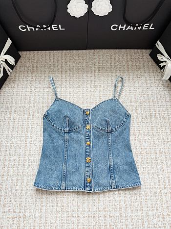 Chanel camisole in denim