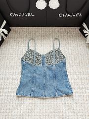 Chanel camisole in denim - 4
