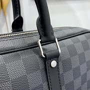Louis Vuitton Porte Documents Voyage Pm Damier Graphite Canvas - 4