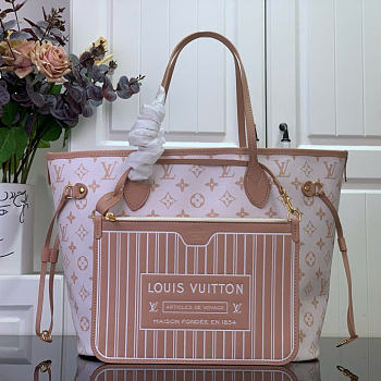 Louis Vuitton Neverfull Inside Out MM Dune/Hazelnut M25665