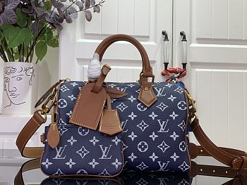 Louis Vuitton Speedy P9 Bandoulière 25 bag Indigo Blue