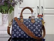 Louis Vuitton Speedy P9 Bandoulière 25 bag Indigo Blue - 5
