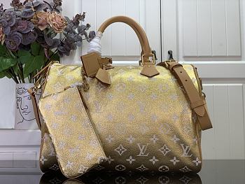 Louis Vuitton Speedy Bandoulière40 Monogram Pharrell Williams In Gold Color