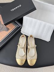 Chanel Chanel 25B Mary Jane Shoes In Gold - 1